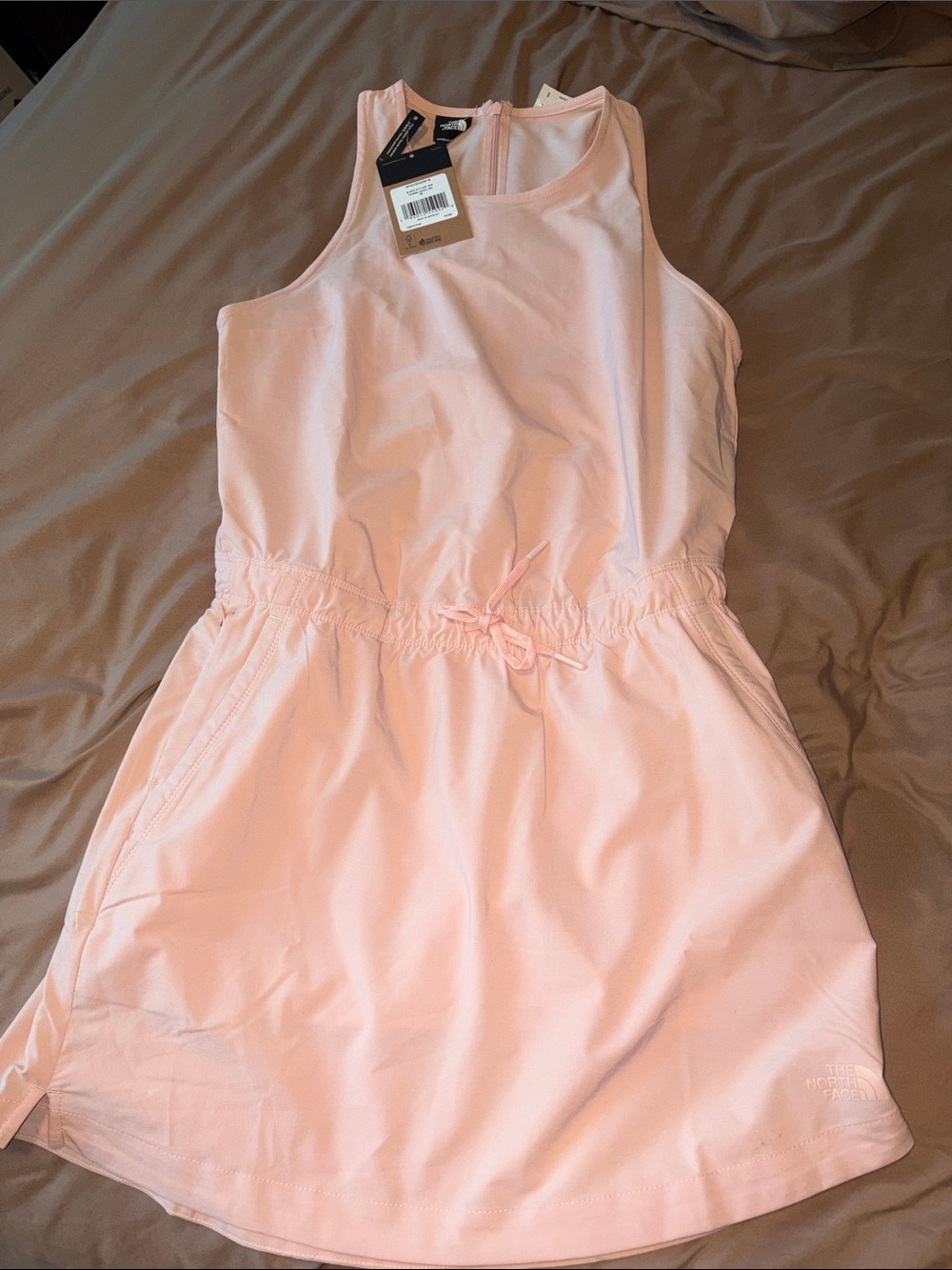 The North Face Light Pink Sleeveless Jumpsuit Romper